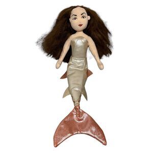 Aurora Sea Sparkles Lamia Mermaid Plush Toy Stuffed Pellets 18 Inches